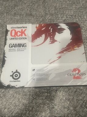 SteelSeries QcK Limited Edition Guild Wars 2 Gaming Mousepad - Black & Red